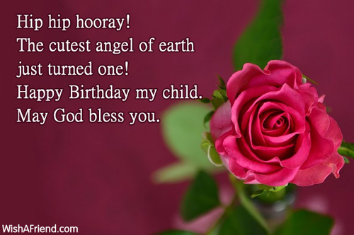 Happy First Birthday My Child-wb5113