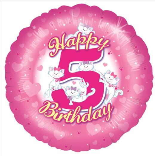 Happy Five Year Old-wb034