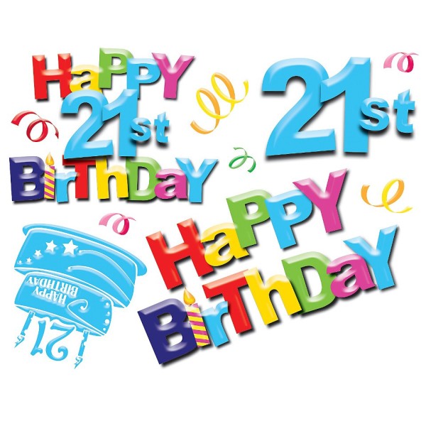 Happy Twenty First Birthday-wb69
