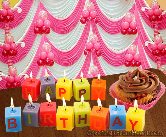  Hapy Birthday - Candle Image