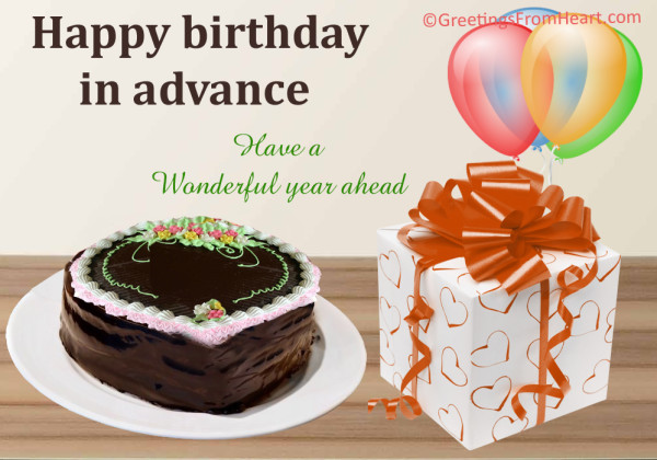Have A Wonderful Birthday In Advance-wb5707