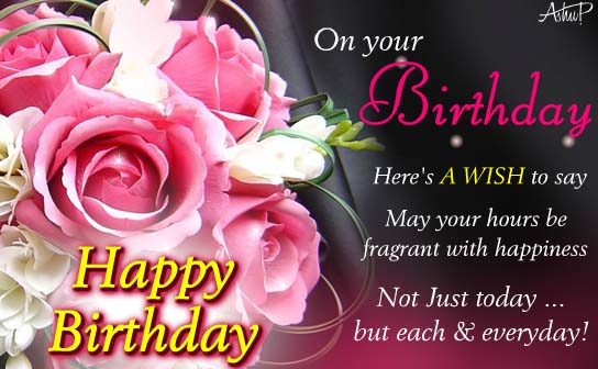Here Is A Wish To Say Happy Birthday-wb716