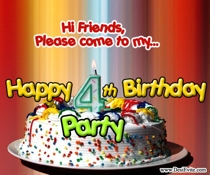 Hi Friends Happy Fourth Birthday-wb024