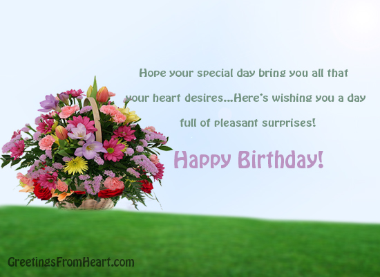 Hope Your Special Day Bring You All That Your Heart Desires-wb1011
