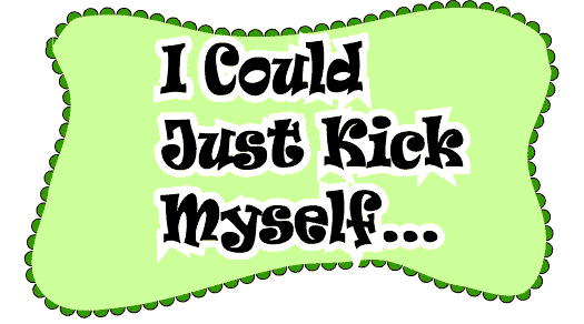 I Could Just Kick Myself-wb064