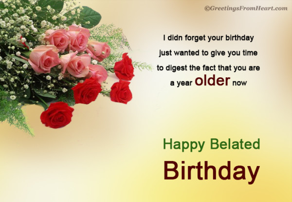 I Did Not Forget Your Birthday-wb6722