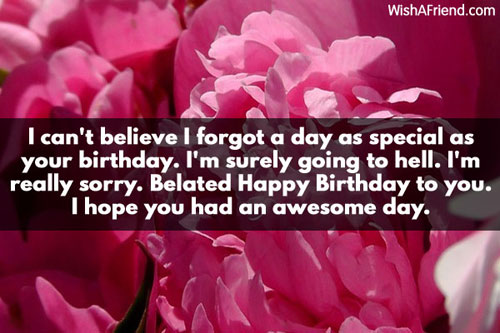 I Forget A Day As Special As Your Birthday-wb0938