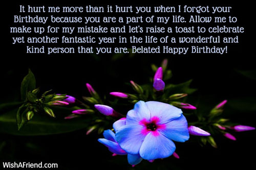 I Forget Your Birthday-wb0942