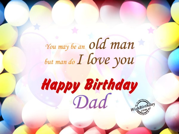 I Love You Happy Birthday Dad-wb5014