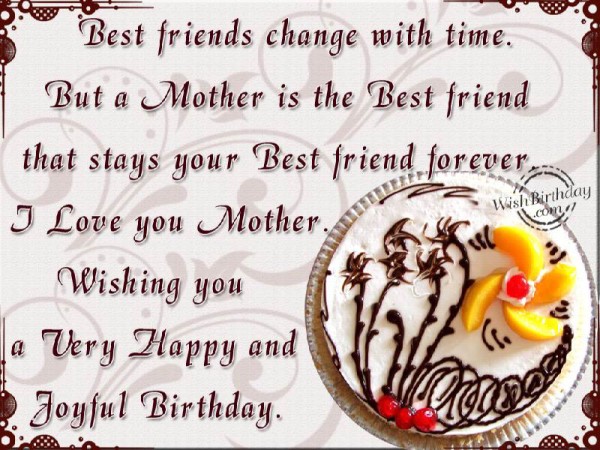 I Love You Mother Happy Birthday-wb4015