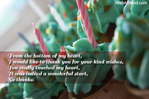 I Would Like To Thank You For Your Kind Wishes-wb024026