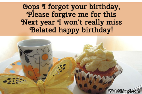 I Would Not Really Miss Belated Happy Birthday-wb0962