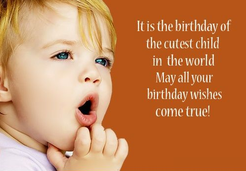 It Is The Birthday Of The Cutest Child-wb04508