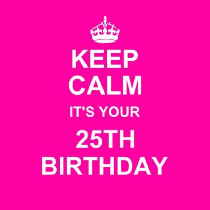 It's Your Twenty Fifth Birthday-wb3512