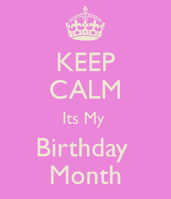 Keep Calm Its My Birthday Month-wb23