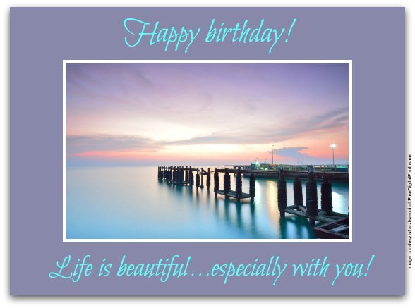 Life Is Beautiful Happy Birthday-wb65