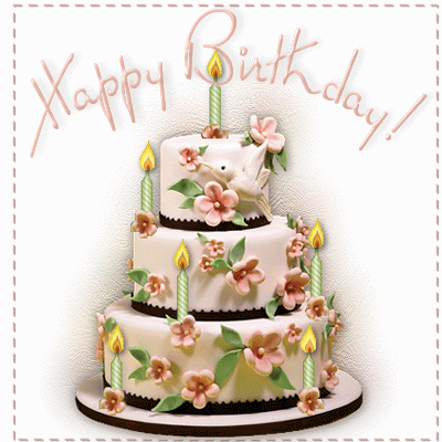 Lovely Birthday Cake Image-wb45
