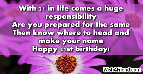 Make Your Name Happy Twenty First Birthday-wb6722