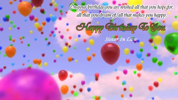 On Your Birthday You Are Wished All that You Hope-wb4923