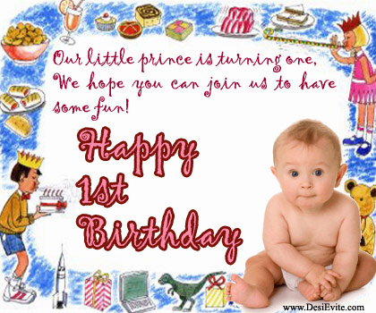 Our Little Prince Is Turning One-wb015