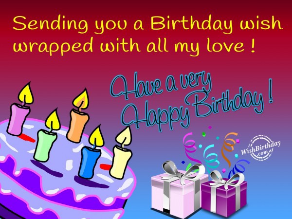 Sending You A Birthday Wish-wb116