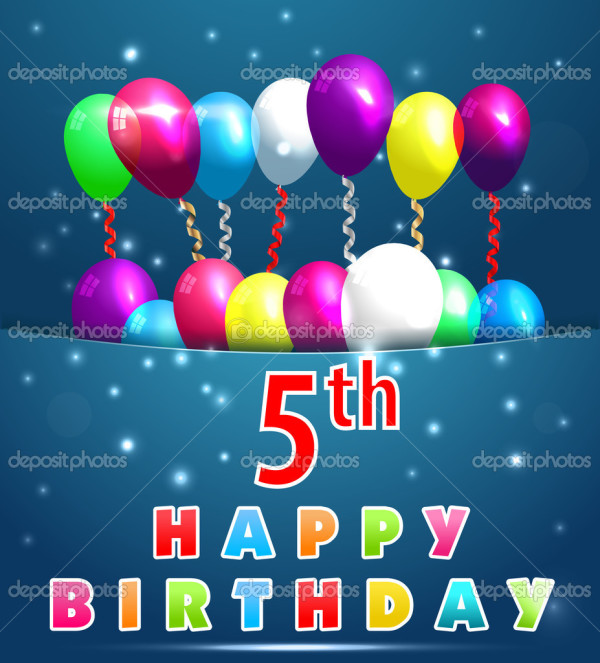 Sweet Five - Happy Birthday-wnb25