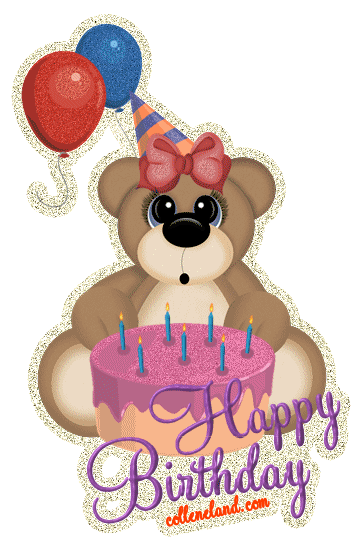 Sweet Teddy Wishing U Happy Birthday-wb3115