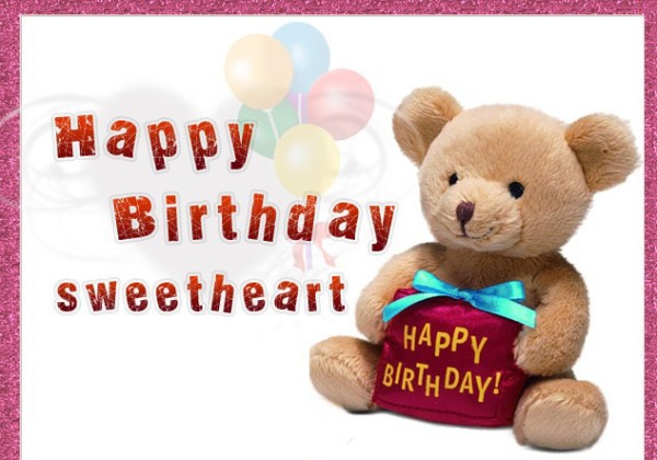 Sweetheart Happy Birthday !-wb020
