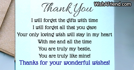 THank You I Will Forget The Gifts With Time-wb024092