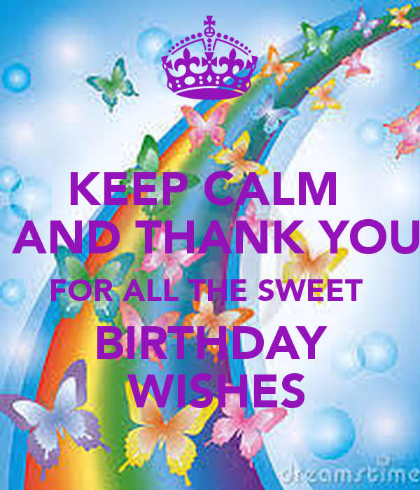 Thank You For All Th Sweet Birthday-wb02913