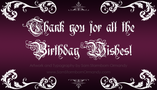 Thank You For All The Birthday-wb024066