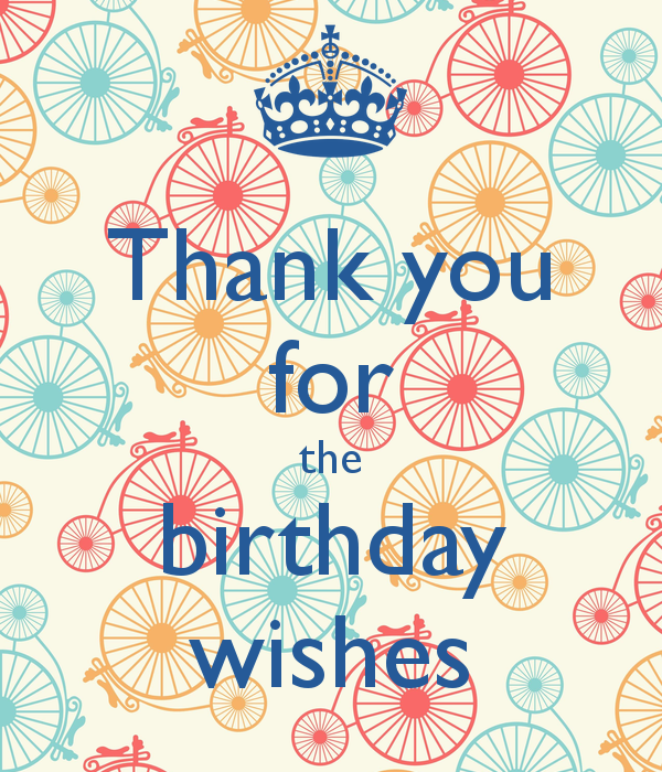 Thank You For The Birthday Wishes-wb02920