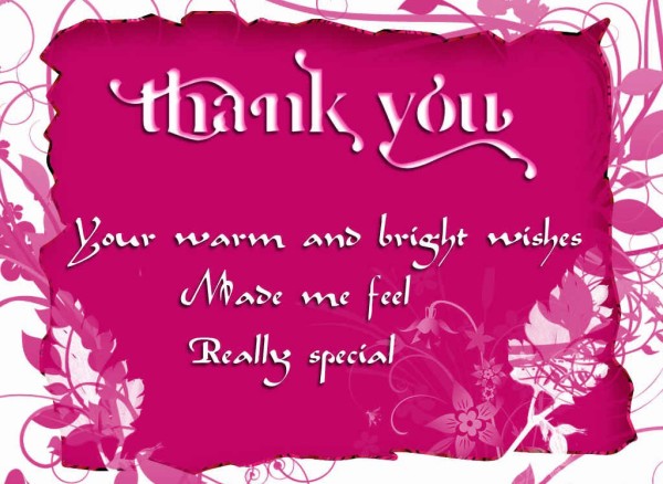 Thank You For Your Warm Wishes-wb02921