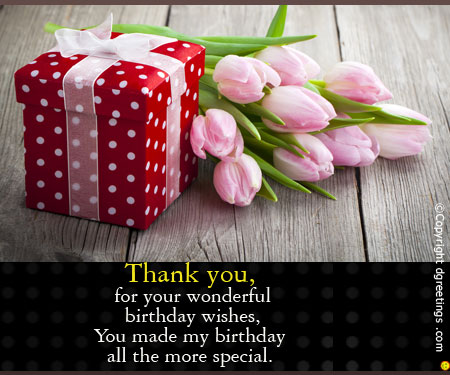Thank You For Your Wionderful Birthday Wishes-wb024090