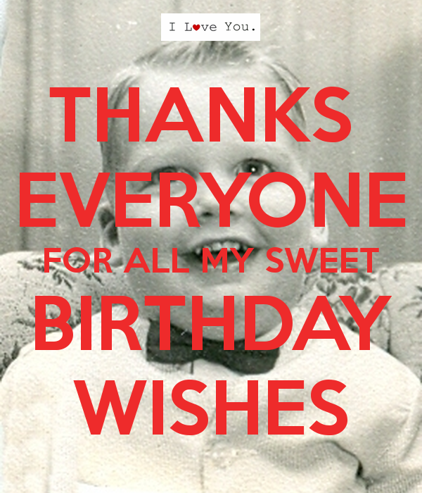Thanks Everyone For Wishes-wb02927