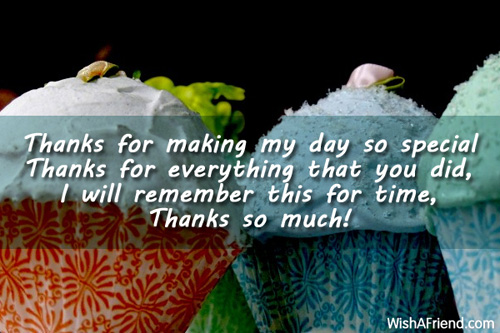 Thanks For Making My Day So Special-wb024107