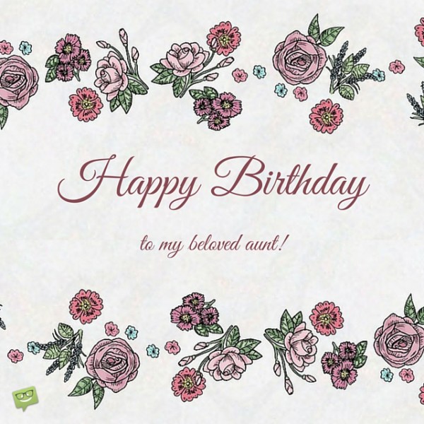 To My Beloved Aunt Happy Birthday-wb64