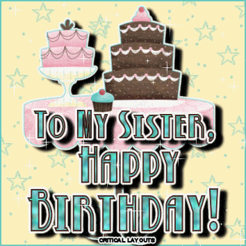 To My Sister Happy Birthday-wb338