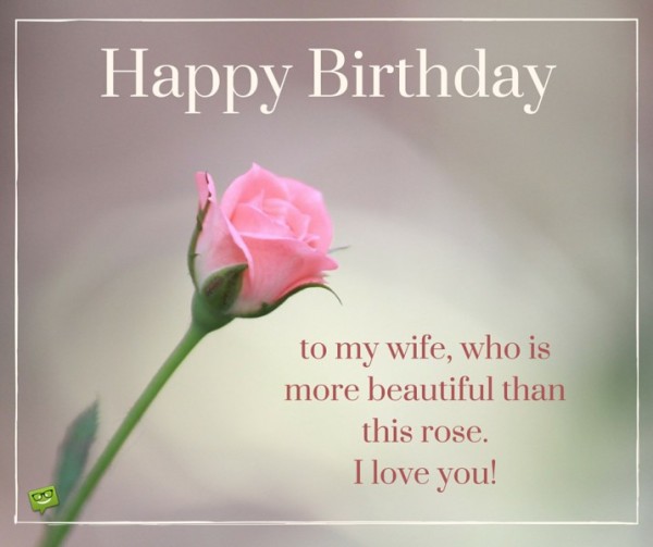 To My Wife Happy Birthday-wb54