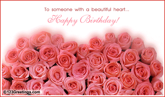 To Someone With A Beautiful Heart Happy Birthday-wb4137
