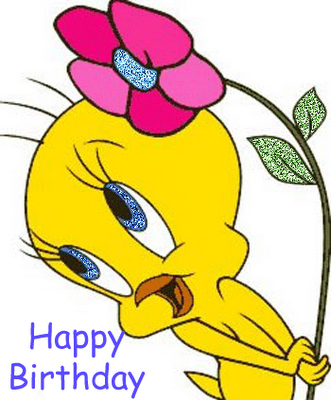 Tweety Sending You Wish On  Birthday-wb2516