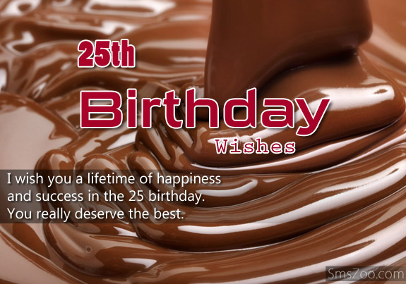 Twenty Fifth Birthday Wishes-wb4116
