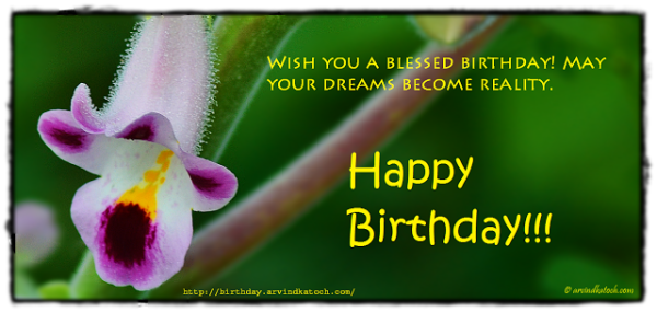Wish You A Blessed Birthday !-wb02529