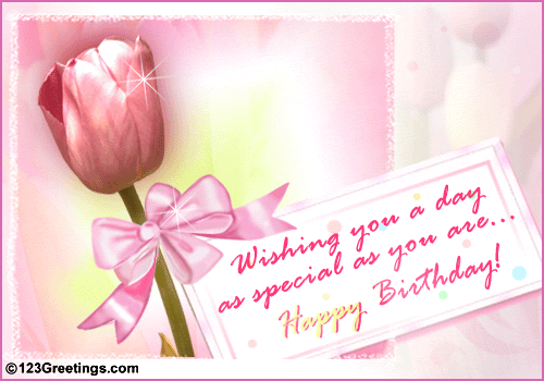 Wish You A Very Happy Birthday- Glitte Image-wb6524