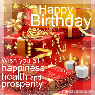 Wish You All Happiness Health And Prosperity-wb403