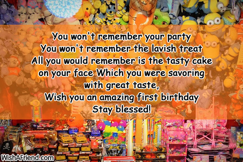 Wish You An Amazing First Birthday-wb5136