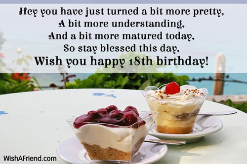 Wish You Happy Eighteenth Birthday !-wb3233