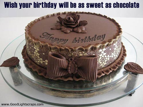 Wish Your Birthday Will Be As Sweet As Chocolate-wb7943