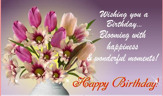 Wishing You A Birthday Blooming Birthday-wb730