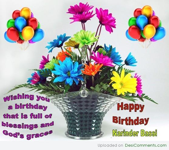Wishing You A Birthday That Is Full Of Blessings-wb5736